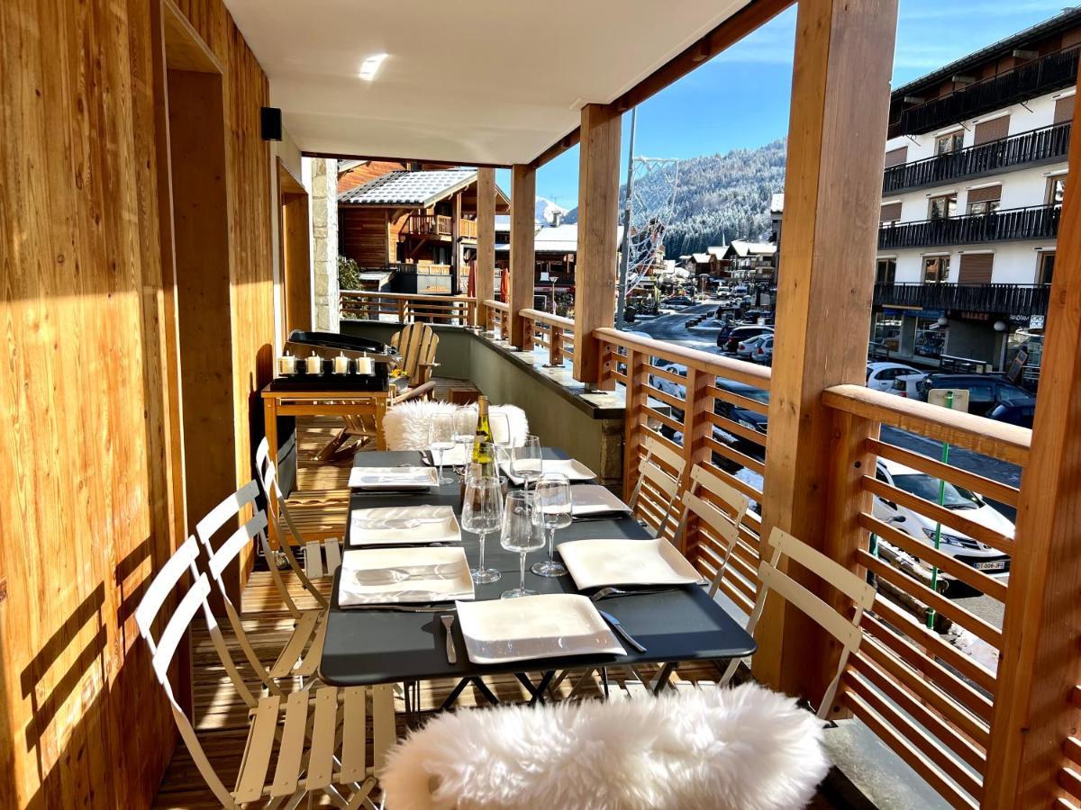 Appartement De Standing Plein Centre Station, 50M Des Pistes Les Gets Kültér fotó